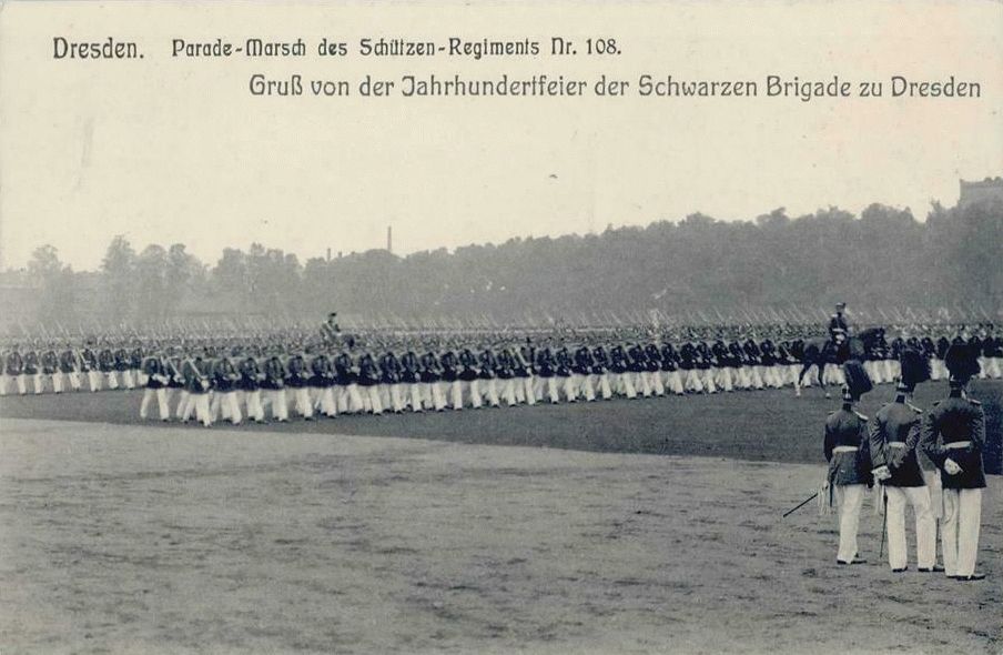 Alaunplatz - Jahrhundertfeier der Schwarzen Brigade