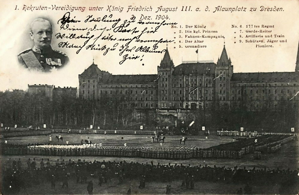 Alaunplatz - Rekrutenvereidigung