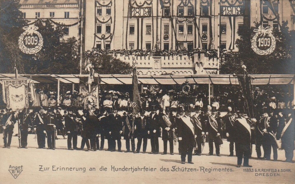 Alaunplatz - Hundertjahrfeier des Schützen-Regiments No. 108