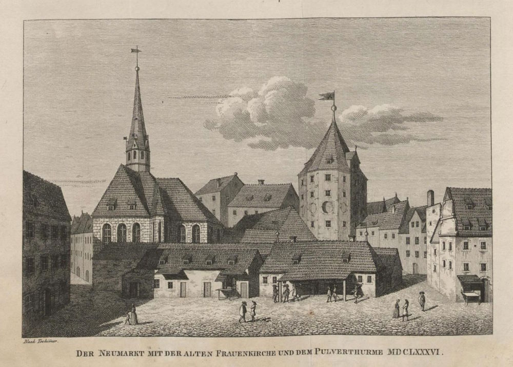 An der Frauenkirche - alte Frauenkirche