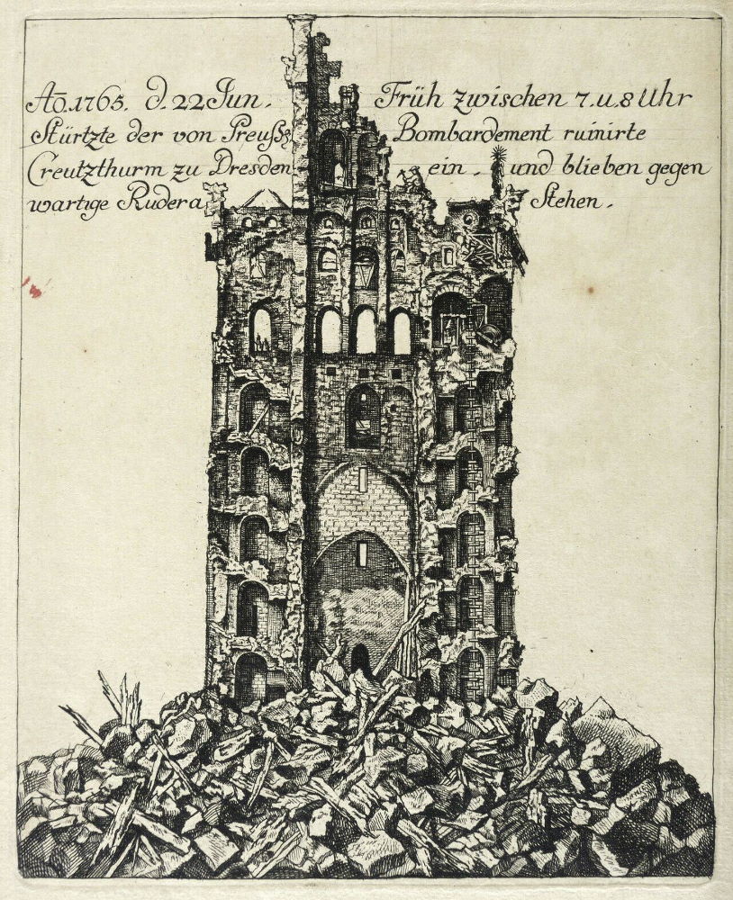 An der Kreuzkirche - alte Kreuzkirche