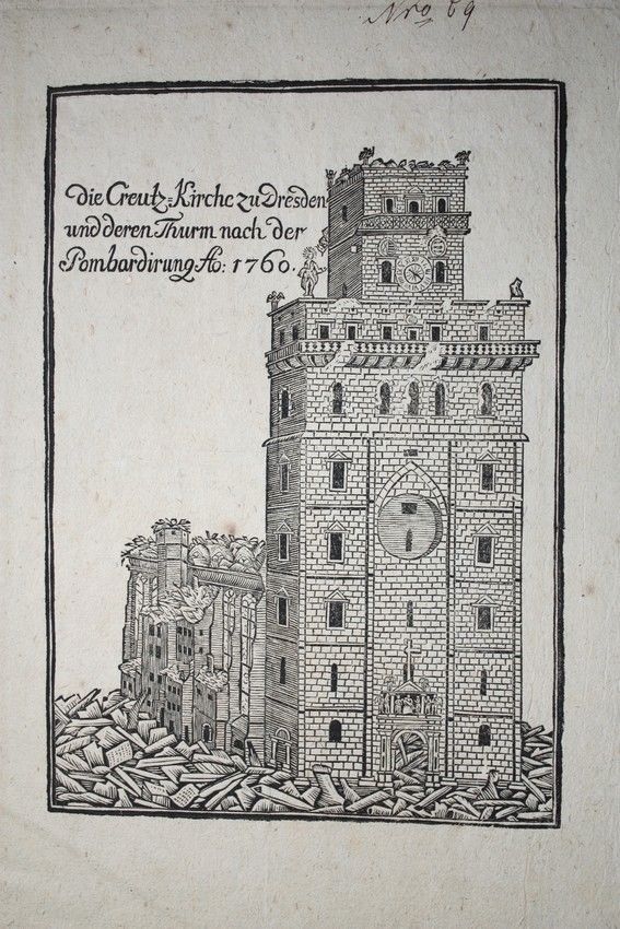 An der Kreuzkirche - alte Kreuzkirche