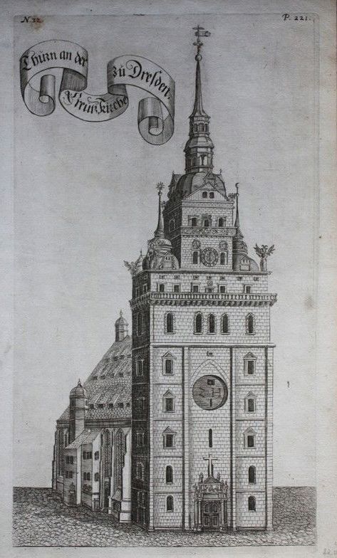 An der Kreuzkirche - alte Kreuzkirche