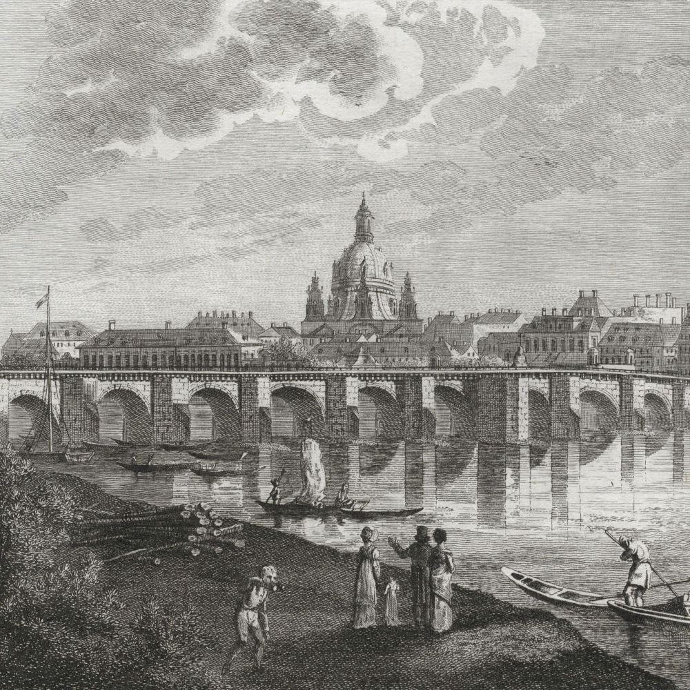 Alte Augustusbrücke - Stiche etc.