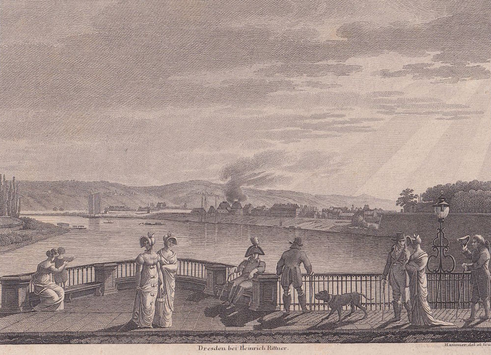 Alte Augustusbrücke - Stiche etc.