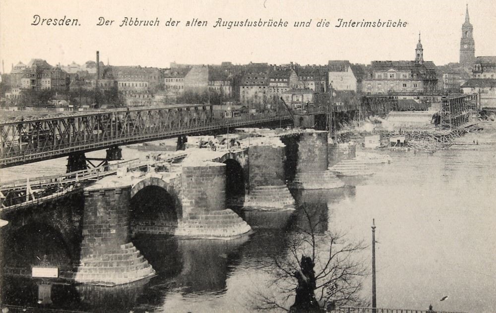 Augustusbrücke - Abbruch