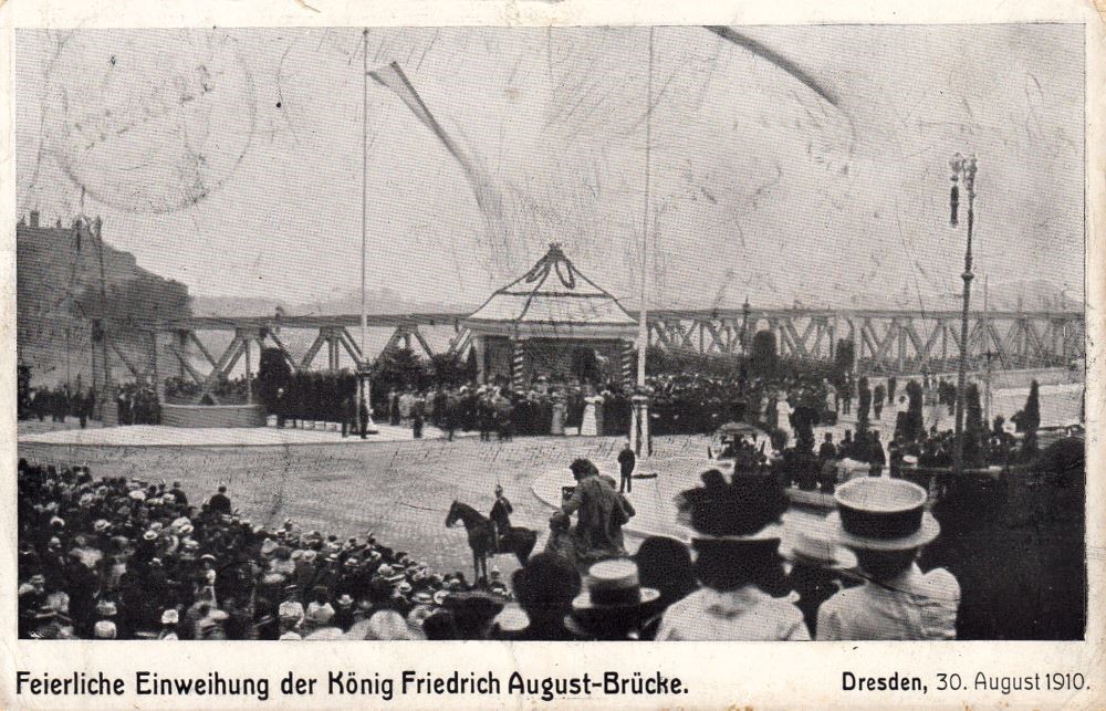 Augustusbrücke - Einweihung