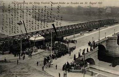 Augustusbrücke - Einweihung
