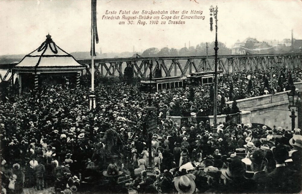 Augustusbrücke - Einweihung
