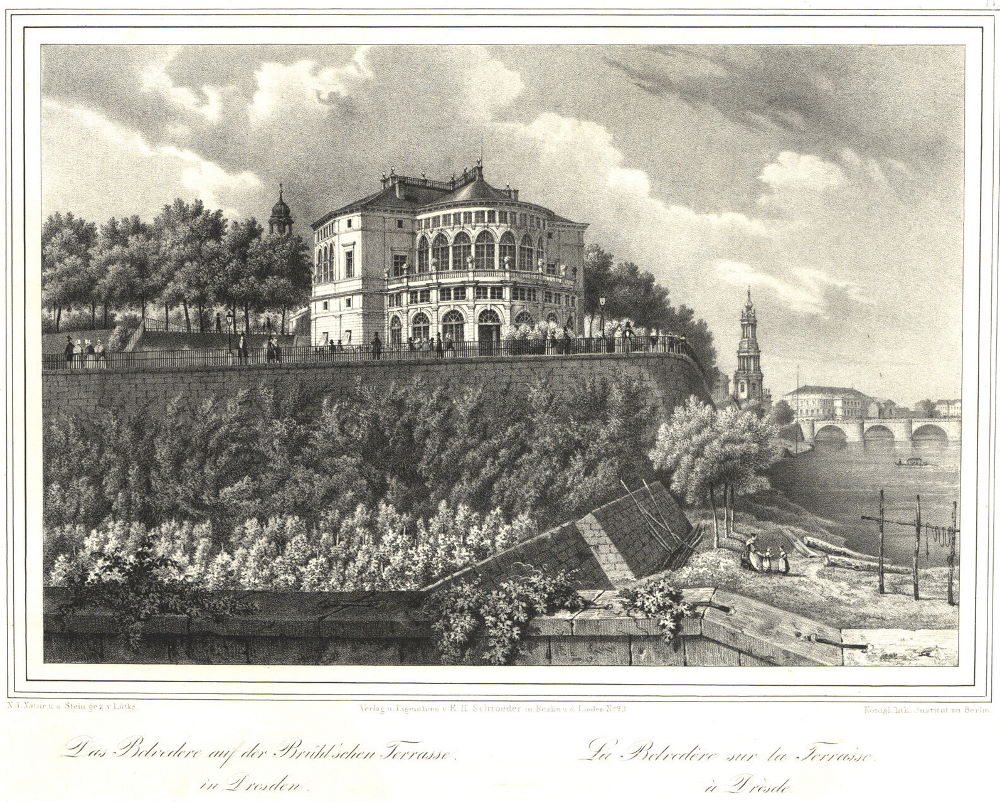 Brühlscher Garten 1 - Belvedere vom Terrassenufer