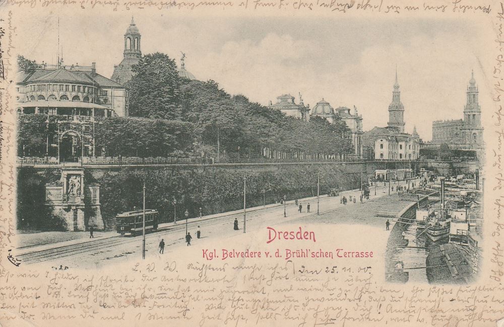 Brühlscher Garten 1 - Belvedere vom Terrassenufer