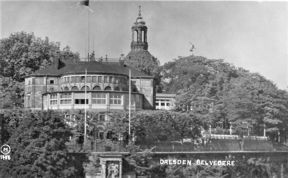 Brühlscher Garten 1 - Belvedere von der Carolabrücke