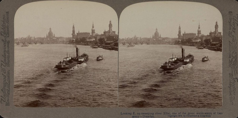 Elbe - Blick von der Marienbrücke 1