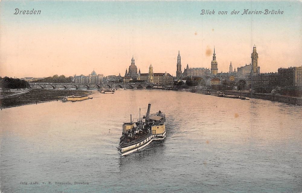 Elbe - Blick von der Marienbrücke 1