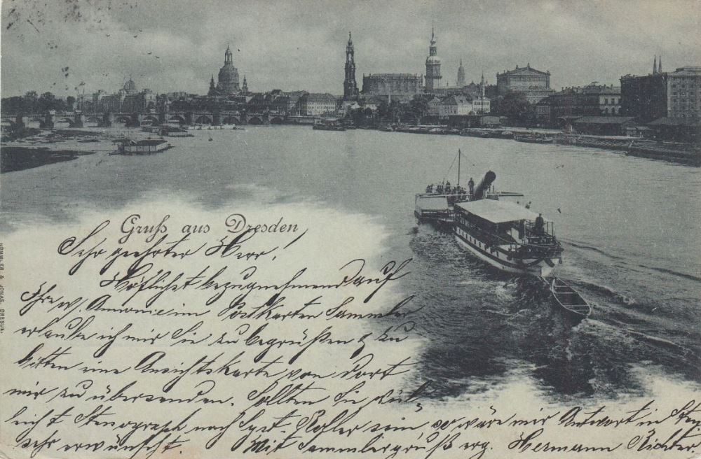 Elbe - Blick von der Marienbrücke 1