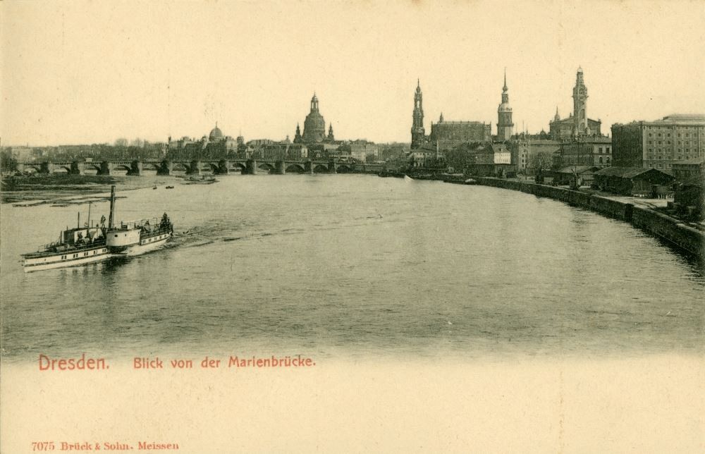 Elbe - Blick von der Marienbrücke 1