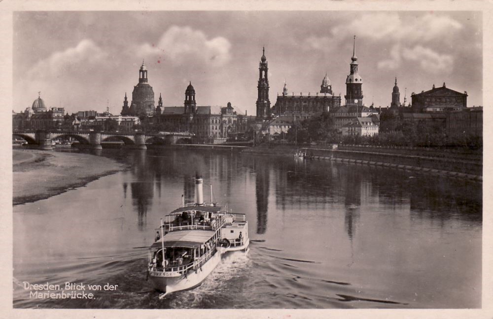 Elbe - Blick von der Marienbrücke 1