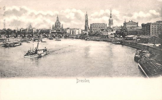 Elbe - Blick von der Marienbrücke 1