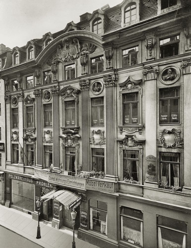 Landhausstraße 6 (1856 Innere Pirnaische Gasse 22, -1891 Landhausstraße 22)