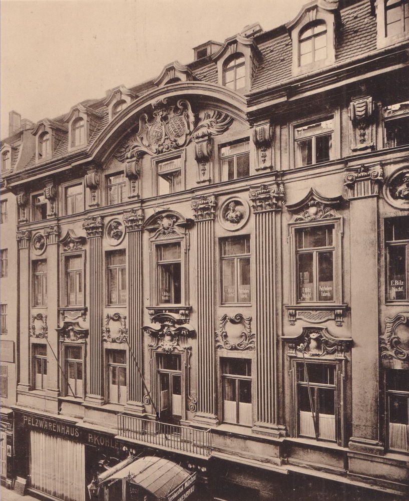 Landhausstraße 6 (1856 Innere Pirnaische Gasse 22, -1891 Landhausstraße 22)