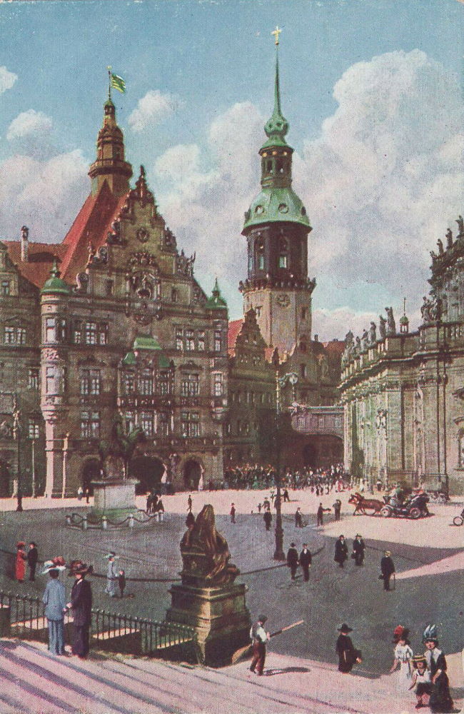 Residenzschloss - Georgenbau von der Terrassentreppe