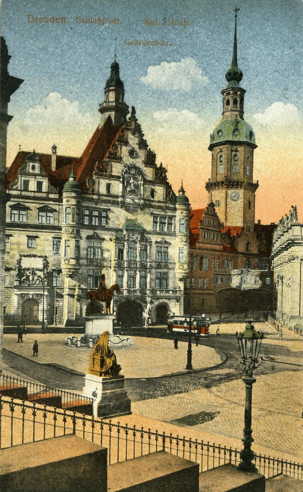 Residenzschloss - Georgenbau von der Terrassentreppe