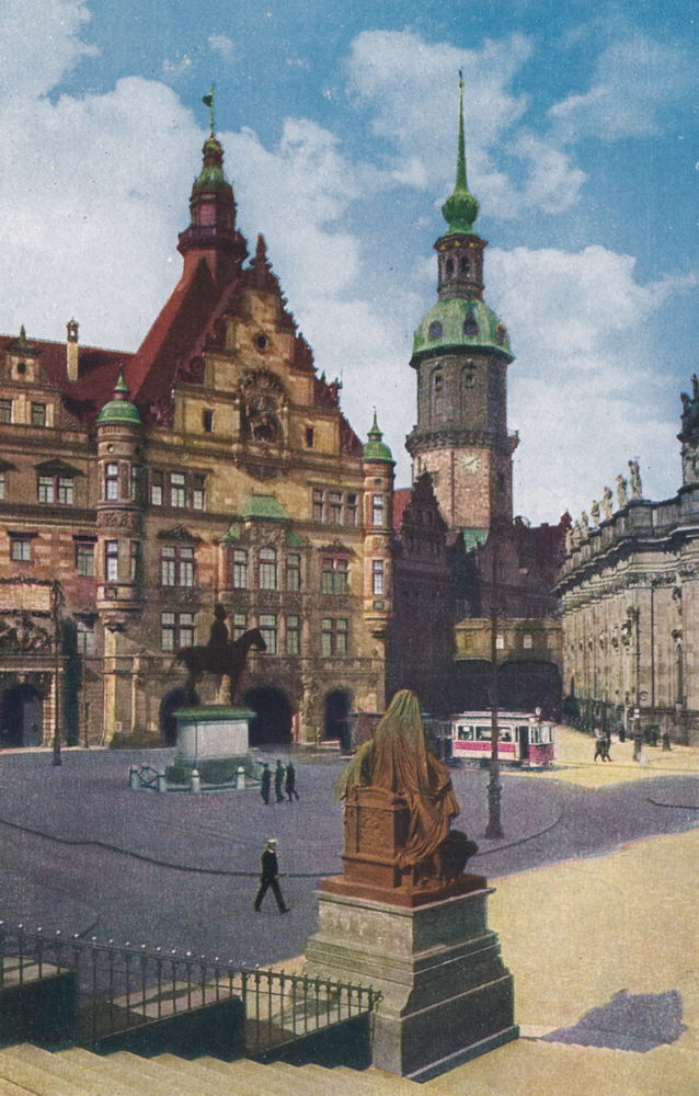 Residenzschloss - Georgenbau von der Terrassentreppe