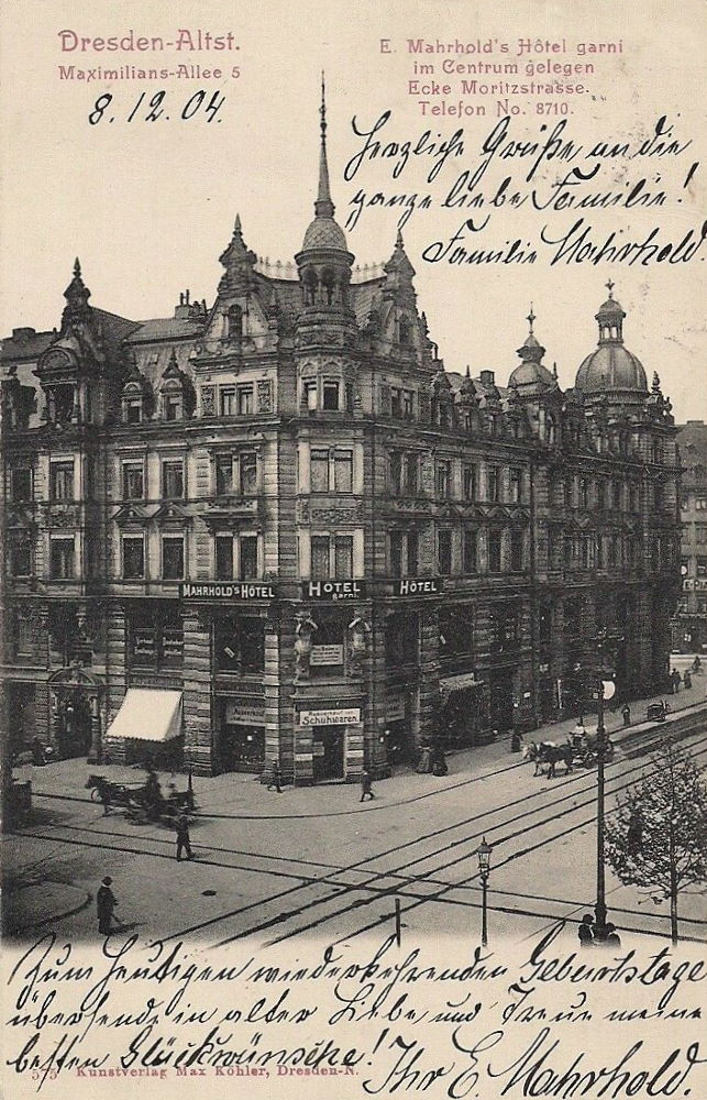Ringstraße 27 (Maximiliansallee 5, Maximiliansring 27) / Moritzstraße