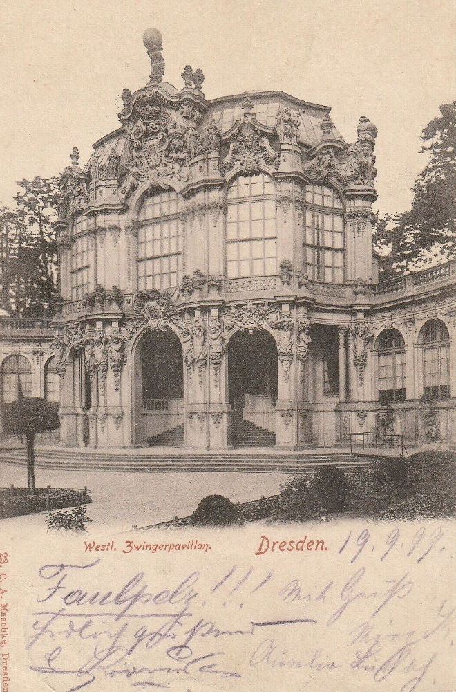 Zwinger - Wallpavillon hochkant