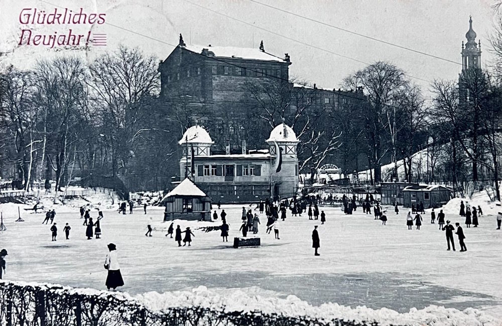 Zwingerteich - zugefroren