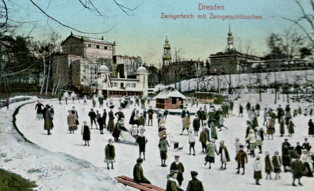 Zwingerteich - zugefroren
