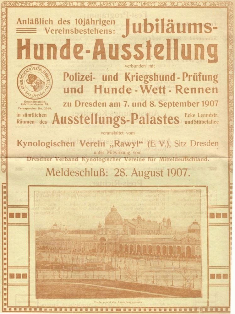 Jubiläums-Hunde-Ausstellung 1907