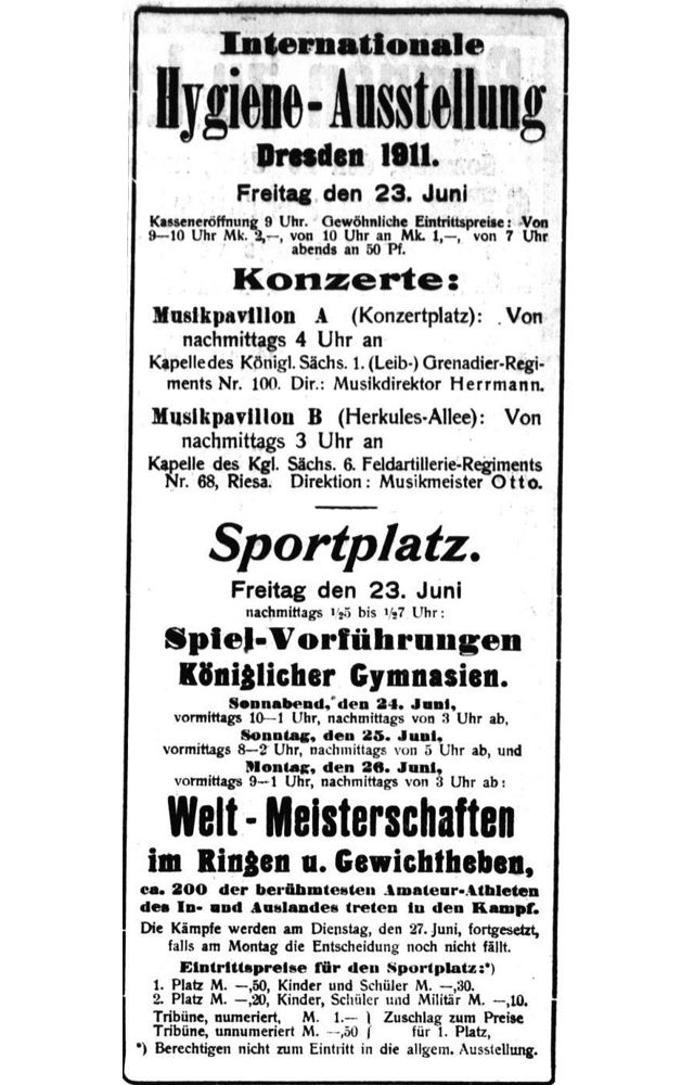 Internationale Hygieneausstellung 1911