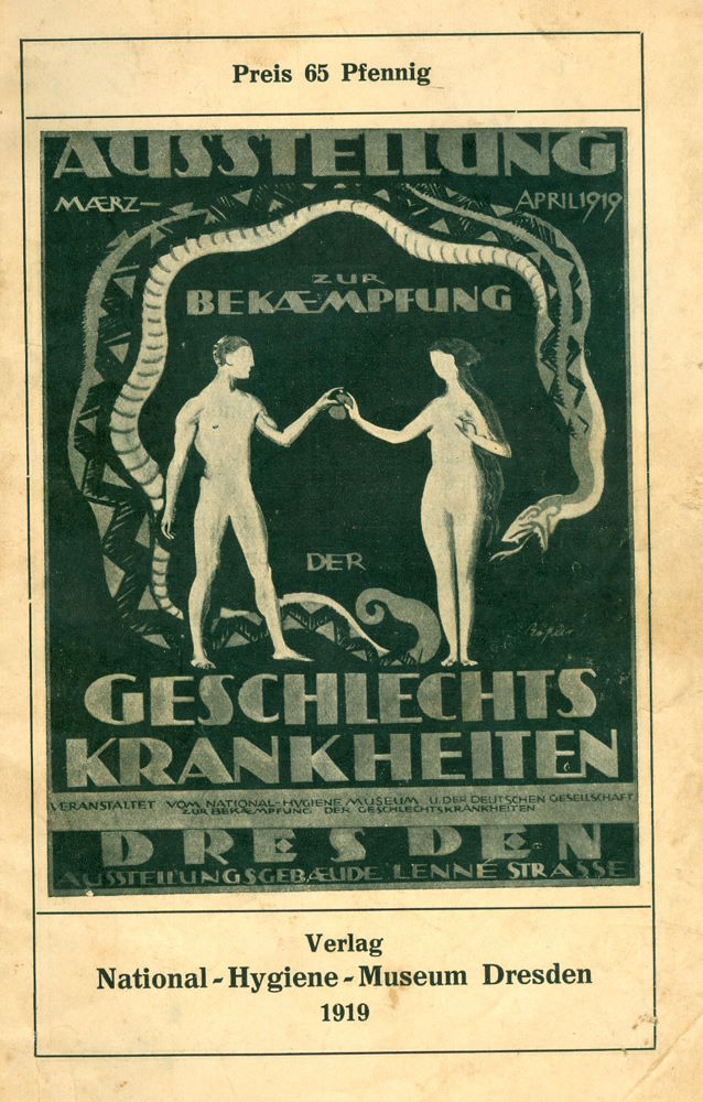 1919 Ausstellung zur Bekämpfung der Geschlechtskrankheiten