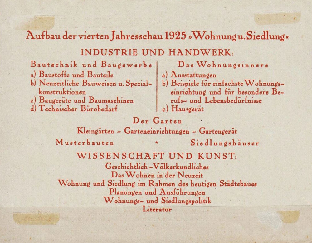 Jahresschau Deutscher Arbeit 1925