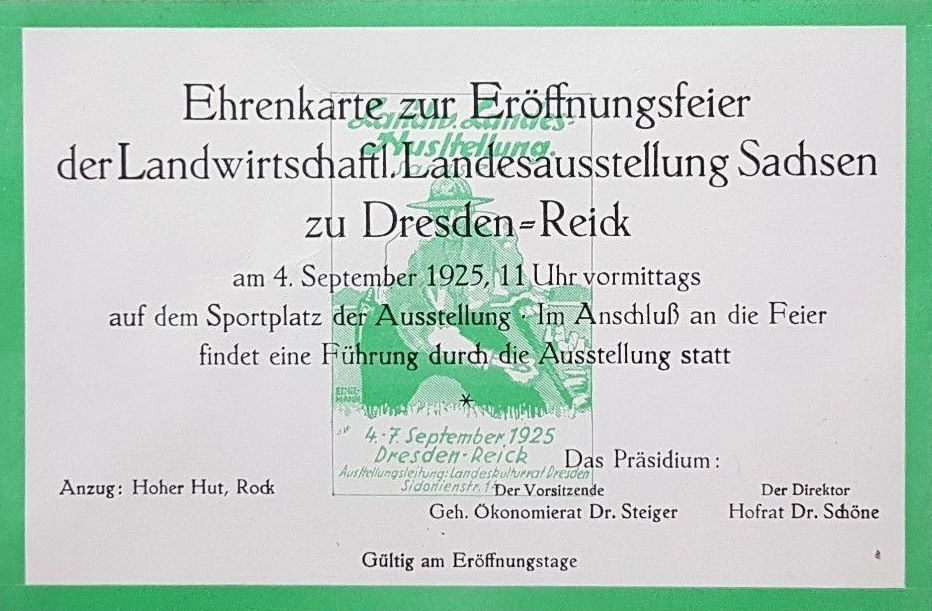 Landwirtschaftliche Landesausstellung Sachsen 1925