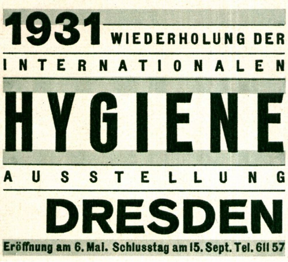 Internationale Hygieneausstellung 1930-31