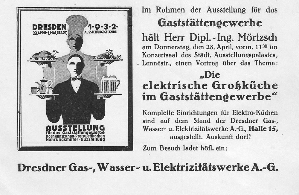 Ausstellung für das Gaststättengewerbe