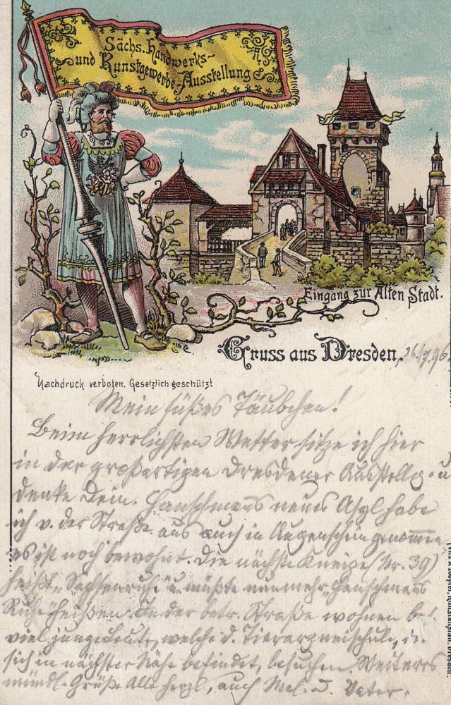 Die alte Stadt 1896