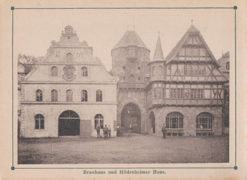 Sächsische Handwerks- und Kunstgewerbeausstellung 1896 Die alte Stadt