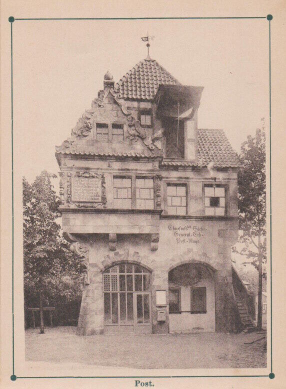 Sächsische Handwerks- und Kunstgewerbeausstellung 1896 Die alte Stadt