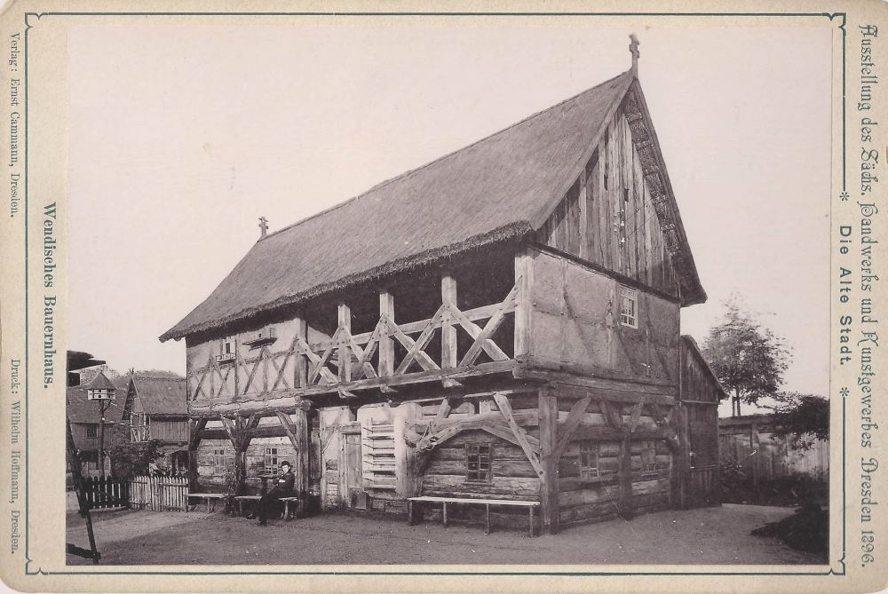 Sächsische Handwerks- und Kunstgewerbeausstellung 1896 Die alte Stadt