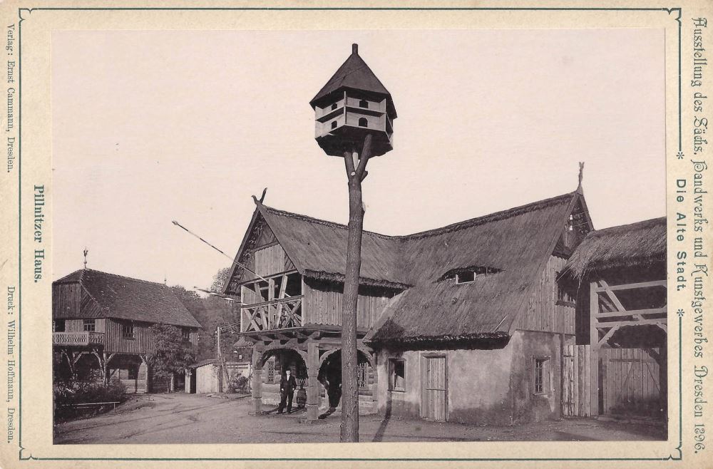 Sächsische Handwerks- und Kunstgewerbeausstellung 1896 Die alte Stadt