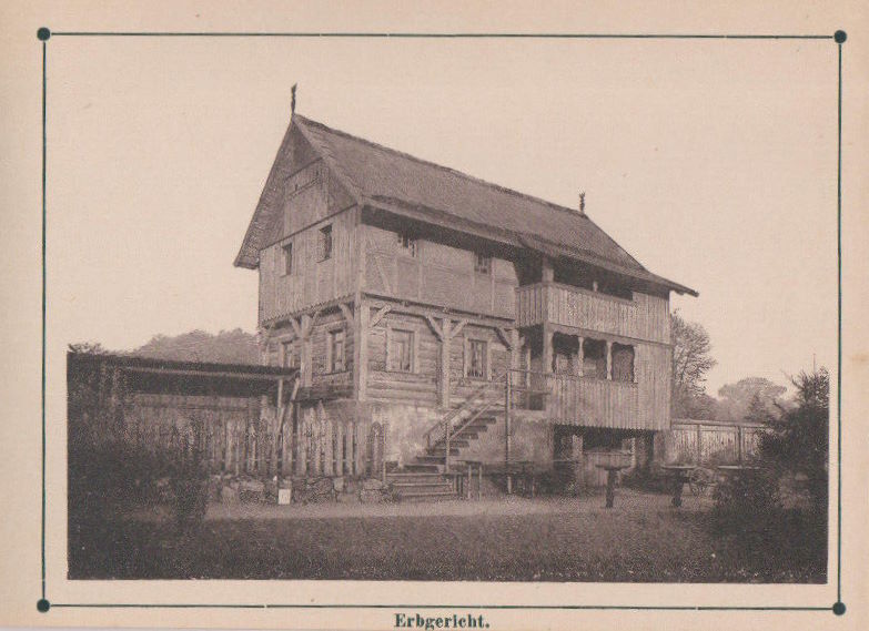 Sächsische Handwerks- und Kunstgewerbeausstellung 1896 Die alte Stadt