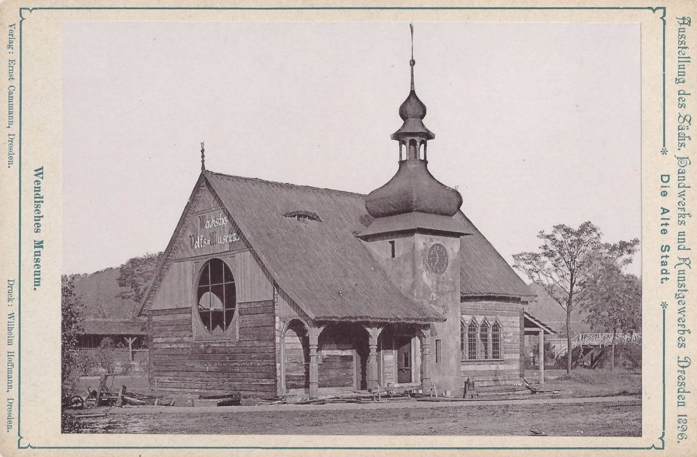 Sächsische Handwerks- und Kunstgewerbeausstellung 1896 Die alte Stadt