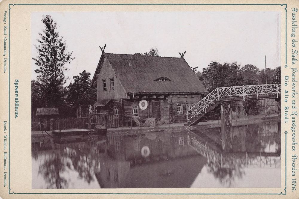 Sächsische Handwerks- und Kunstgewerbeausstellung 1896 Die alte Stadt