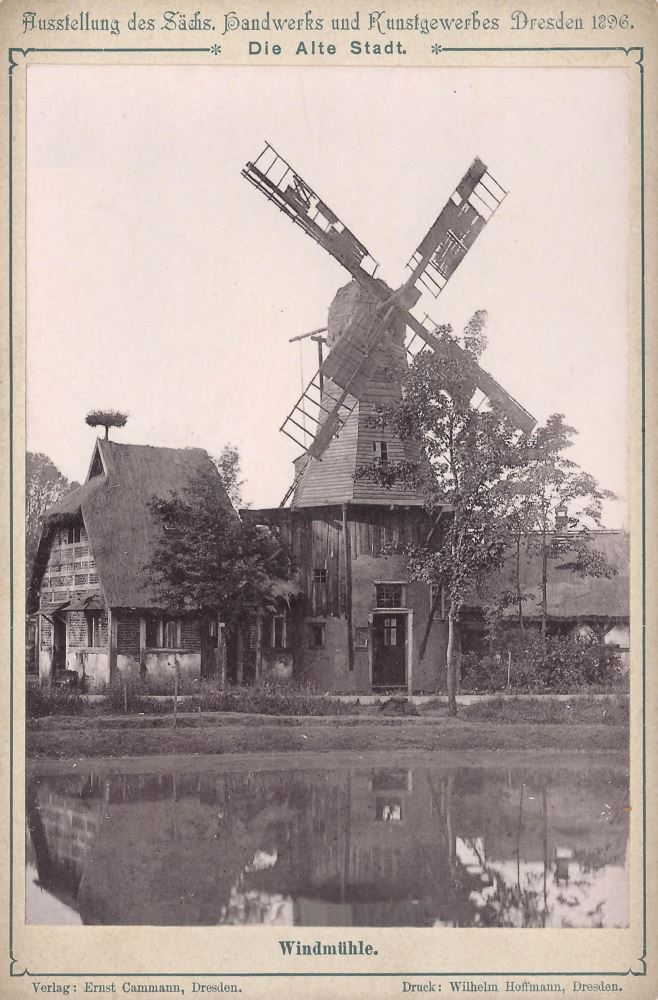 Sächsische Handwerks- und Kunstgewerbeausstellung 1896 Die alte Stadt