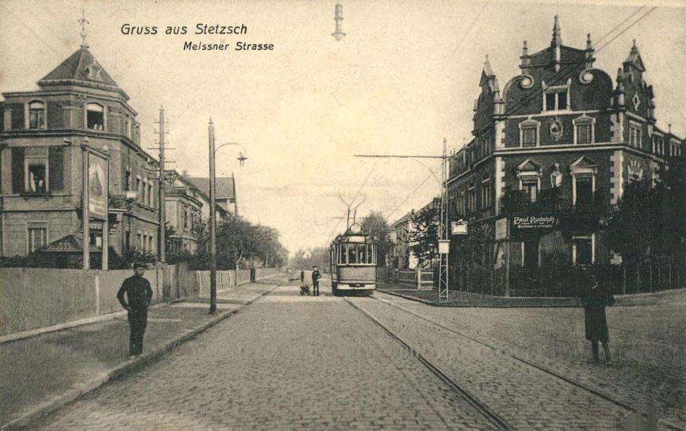Meißner Landstraße 116 (Meissner Straße 62) / Miltitzer Straße (Florastraße)