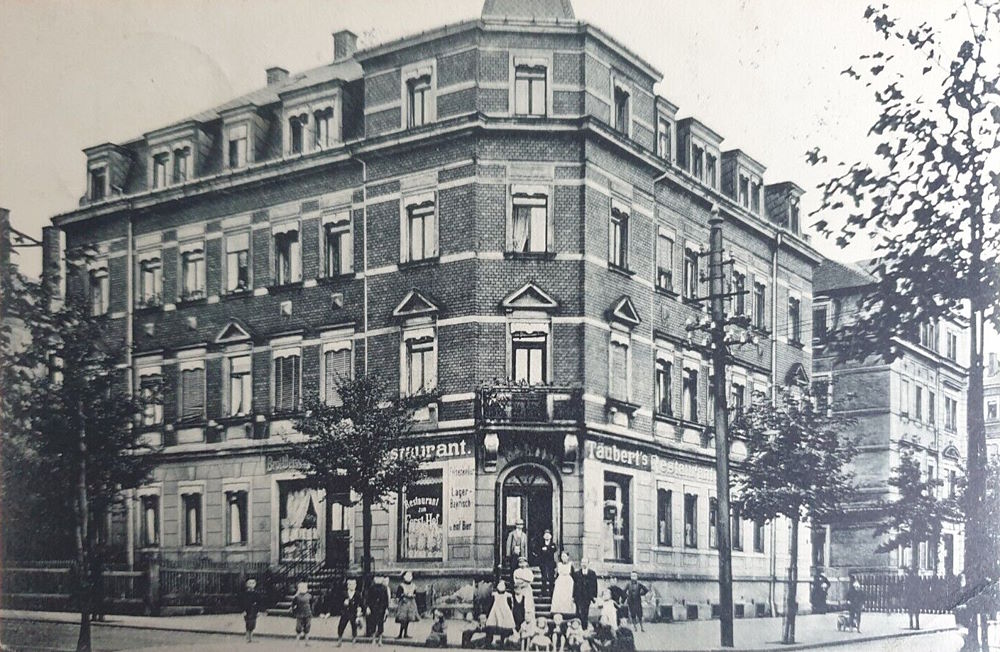 Klopstockstraße 43 (-1904 Gärtnerstraße 43) / Unkersdorfer Straße