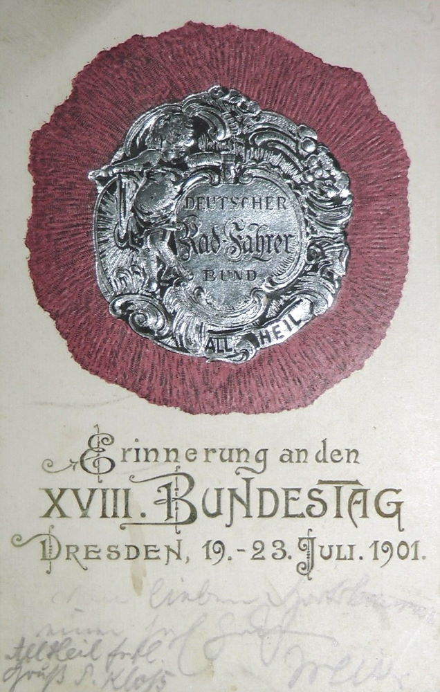 1901 Bundestag Deutscher Rad-Fahrer-Bund